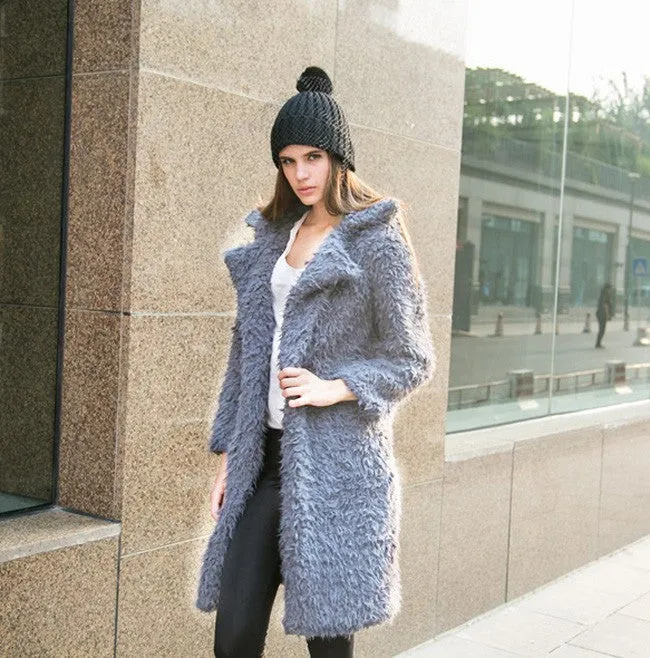 Long Women Europe Coat Trendy Hot Selling Outerwear