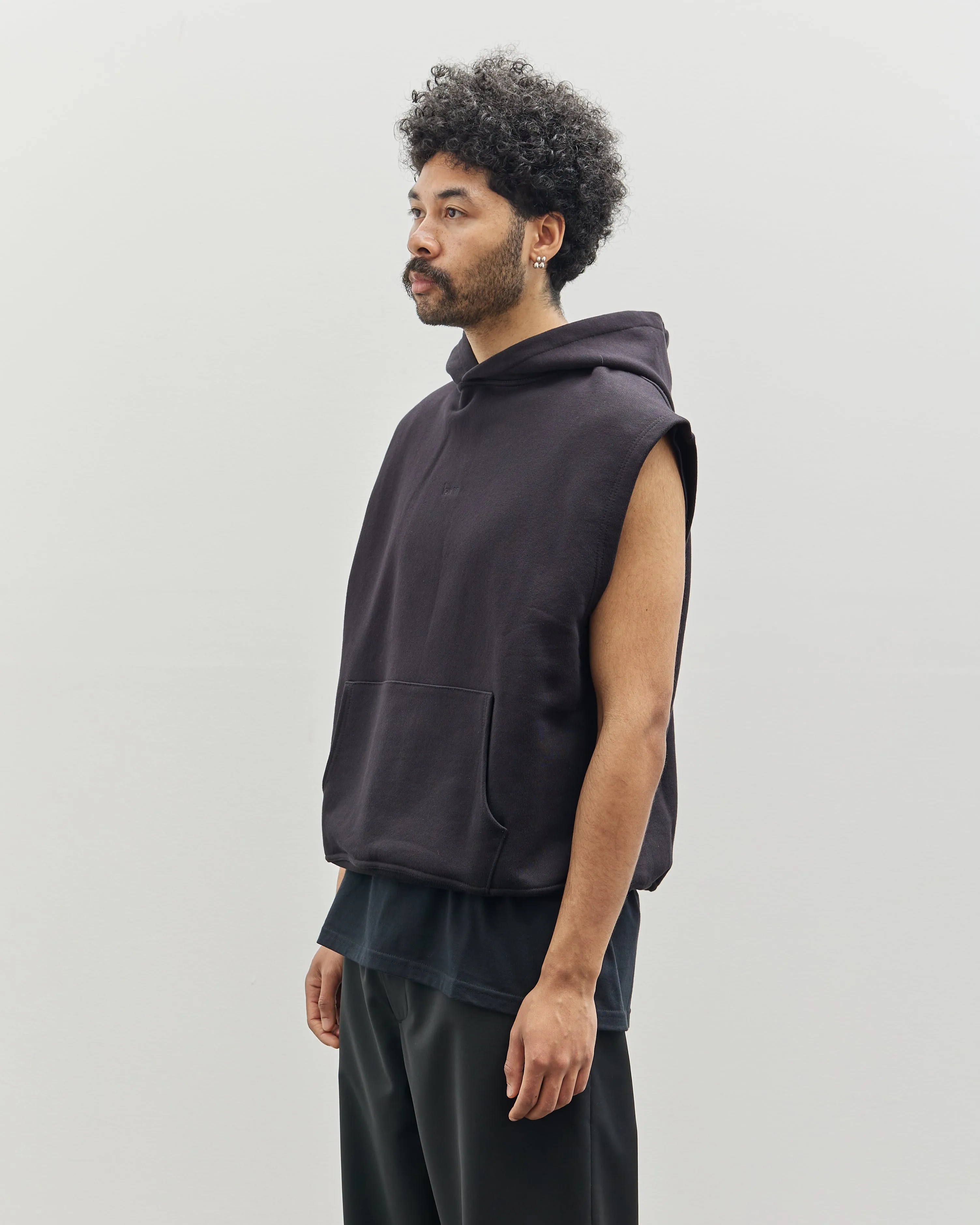 Lownn Sleeveless Hoody, Black