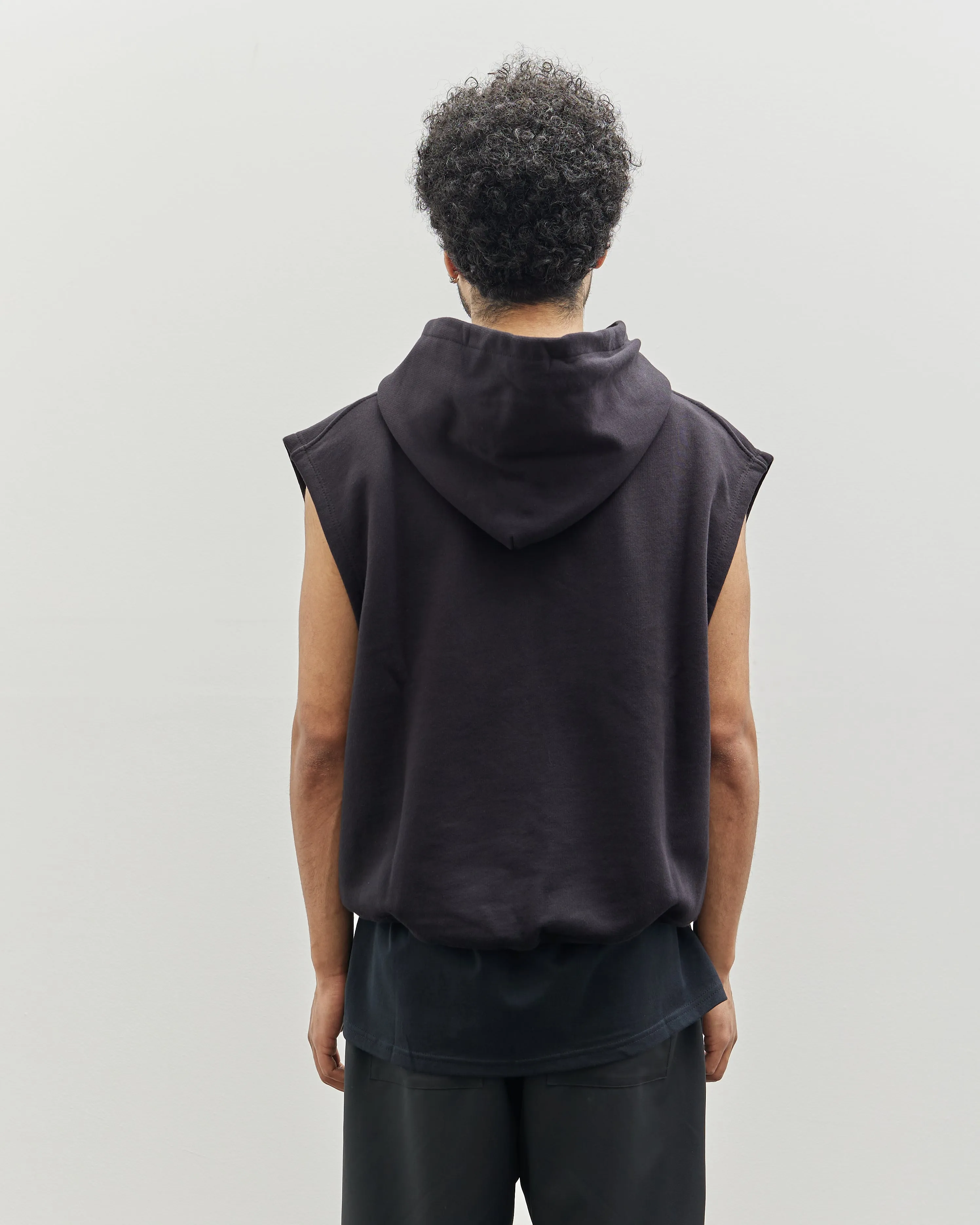 Lownn Sleeveless Hoody, Black