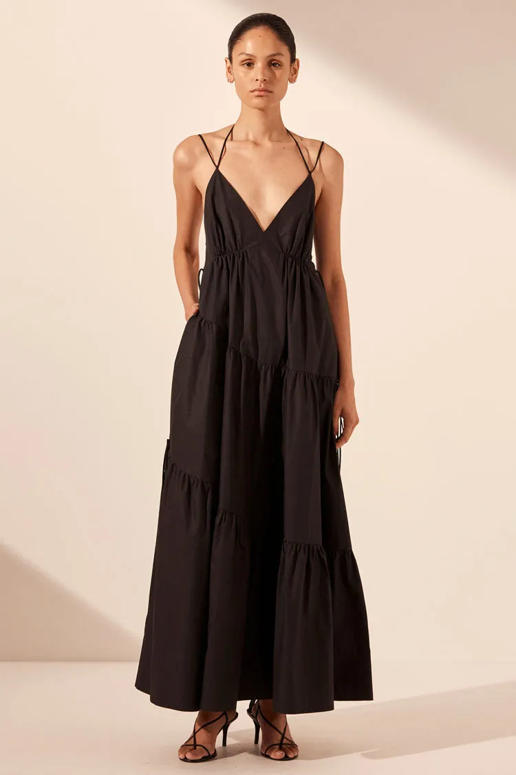 Maiori Tiered Maxi Dress