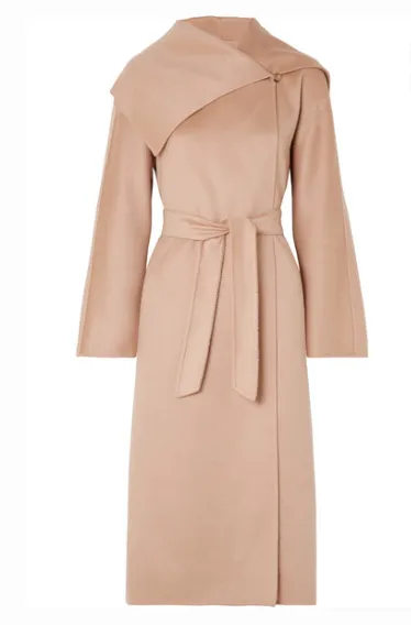 Max Mara - Gail Belted Cashmere Coat - Pastel pink