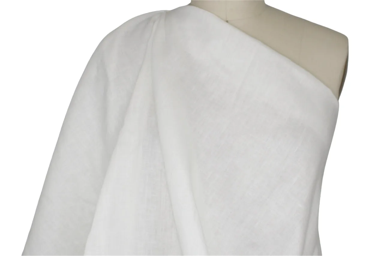 Mid-Weight Linen - Soft White