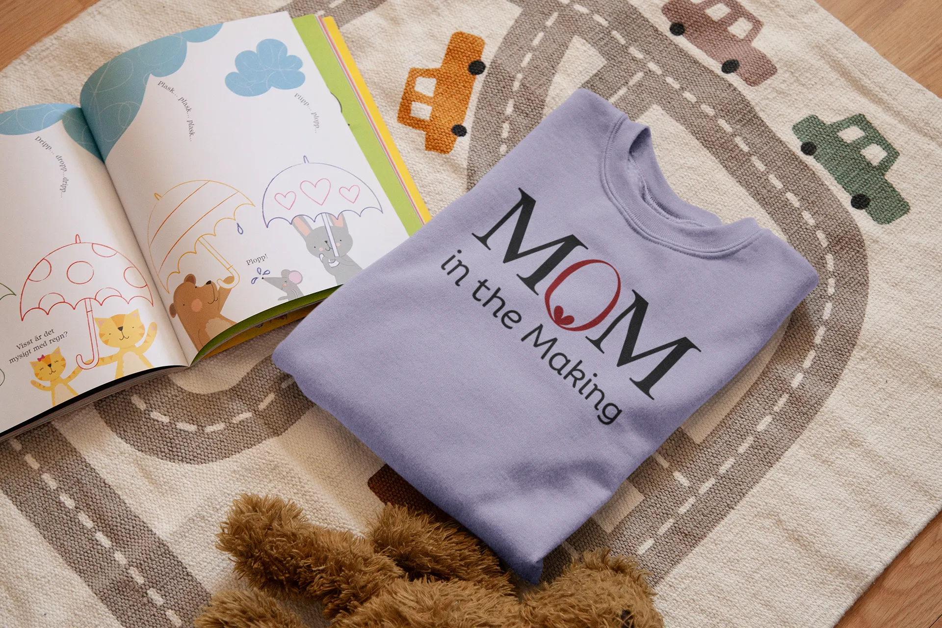 MOM in Making - Oversized Pregnancy T-shirt