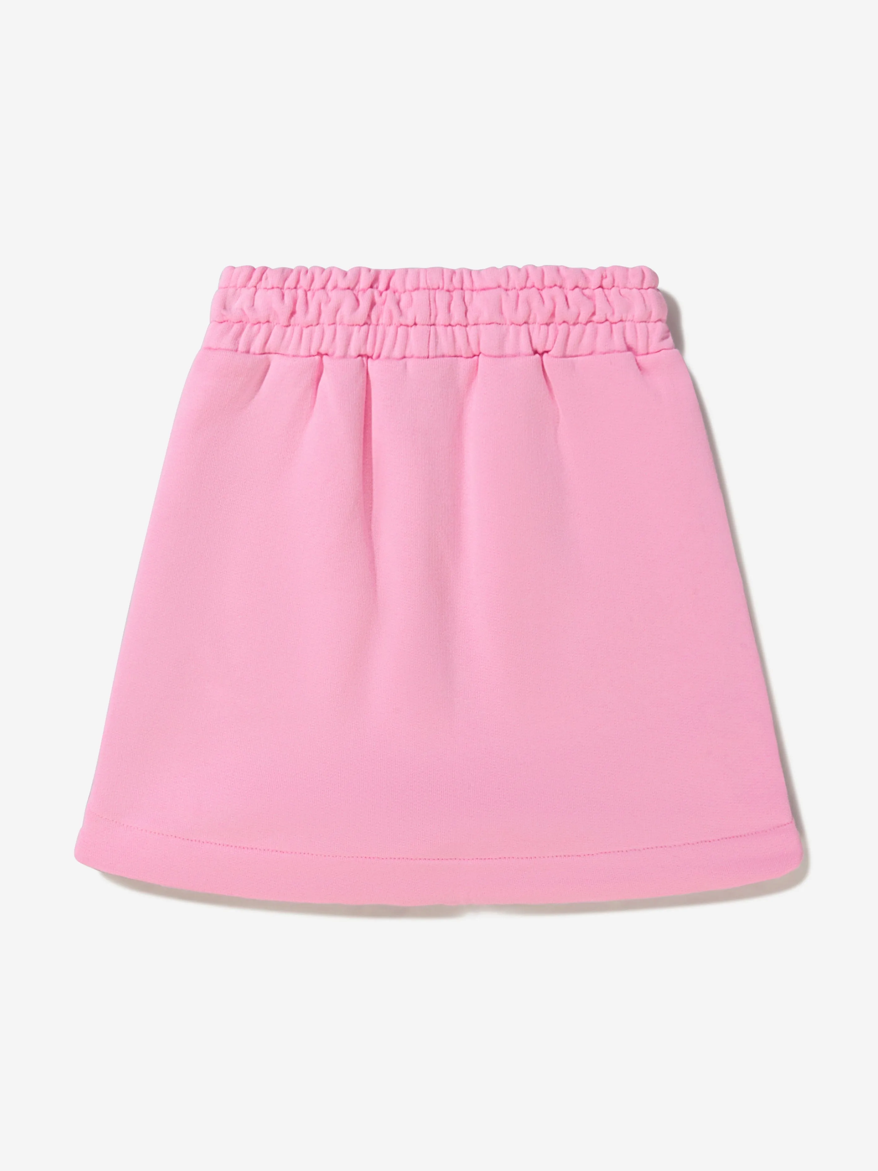 MSGM Girls Cotton Cotton Fleece Logo Skirt