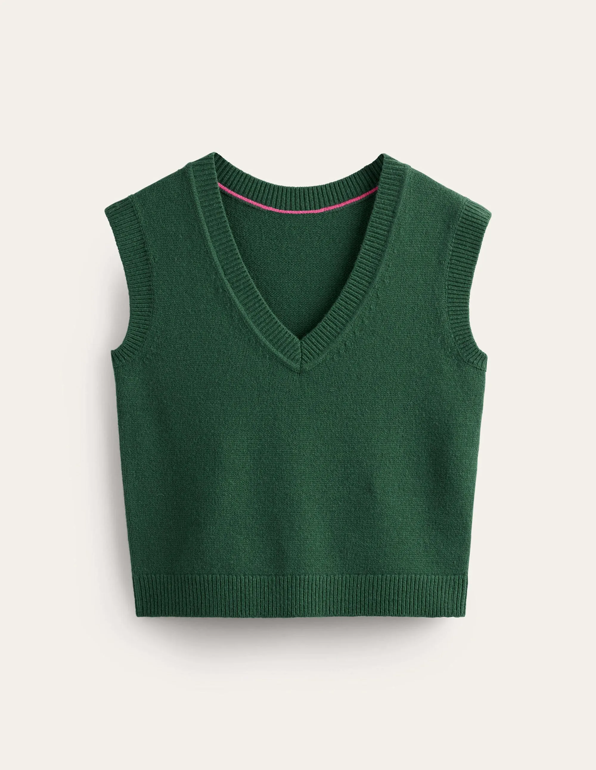 Olivia Merino Tank-Chatsworth Green