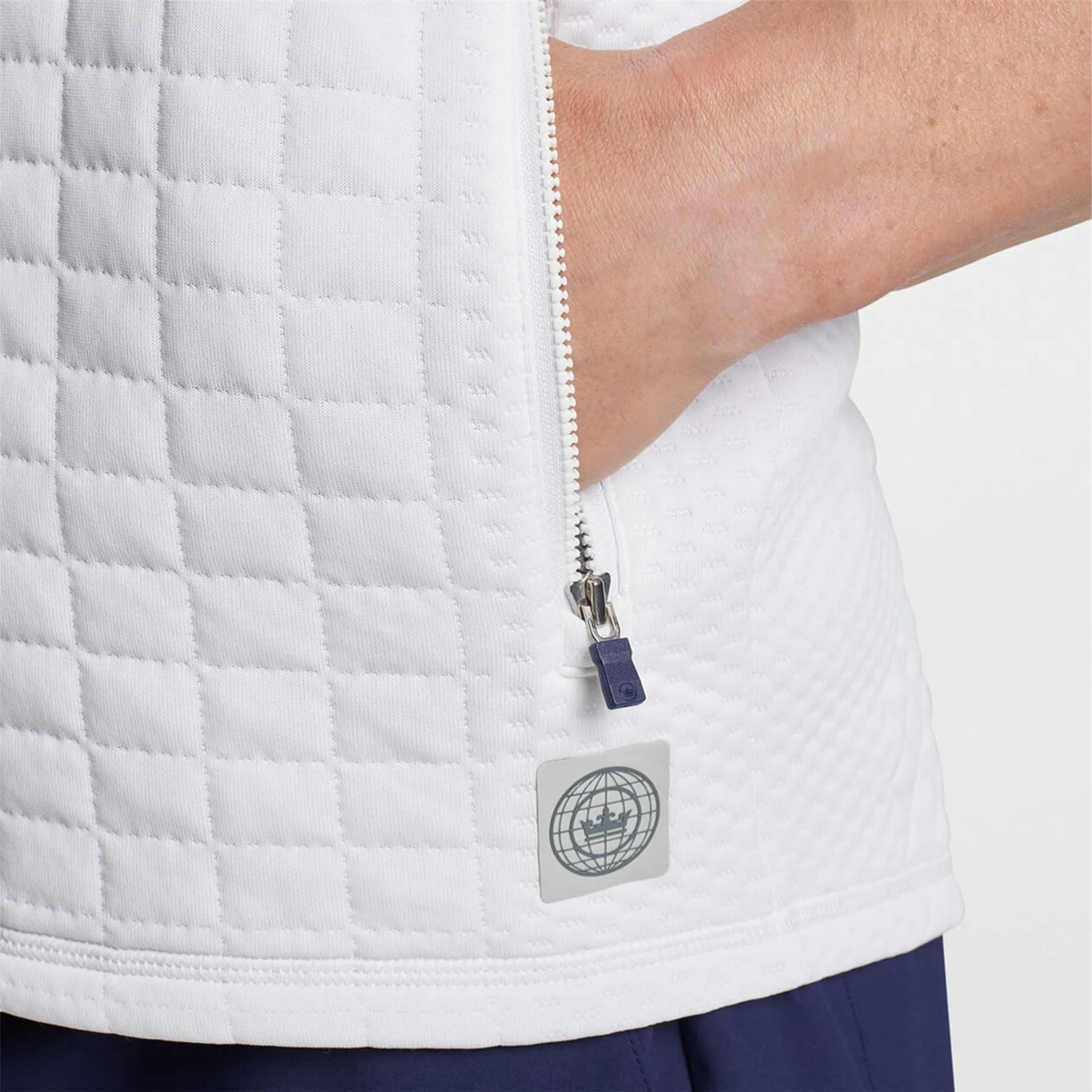 Orion Performance Quilted Vest White - SS24