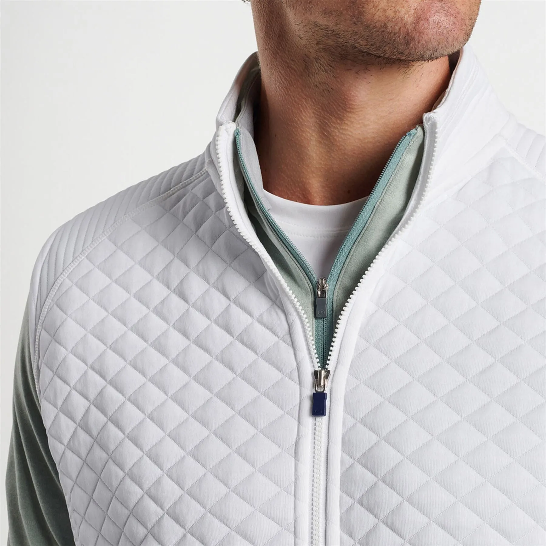 Orion Performance Quilted Vest White - SS24