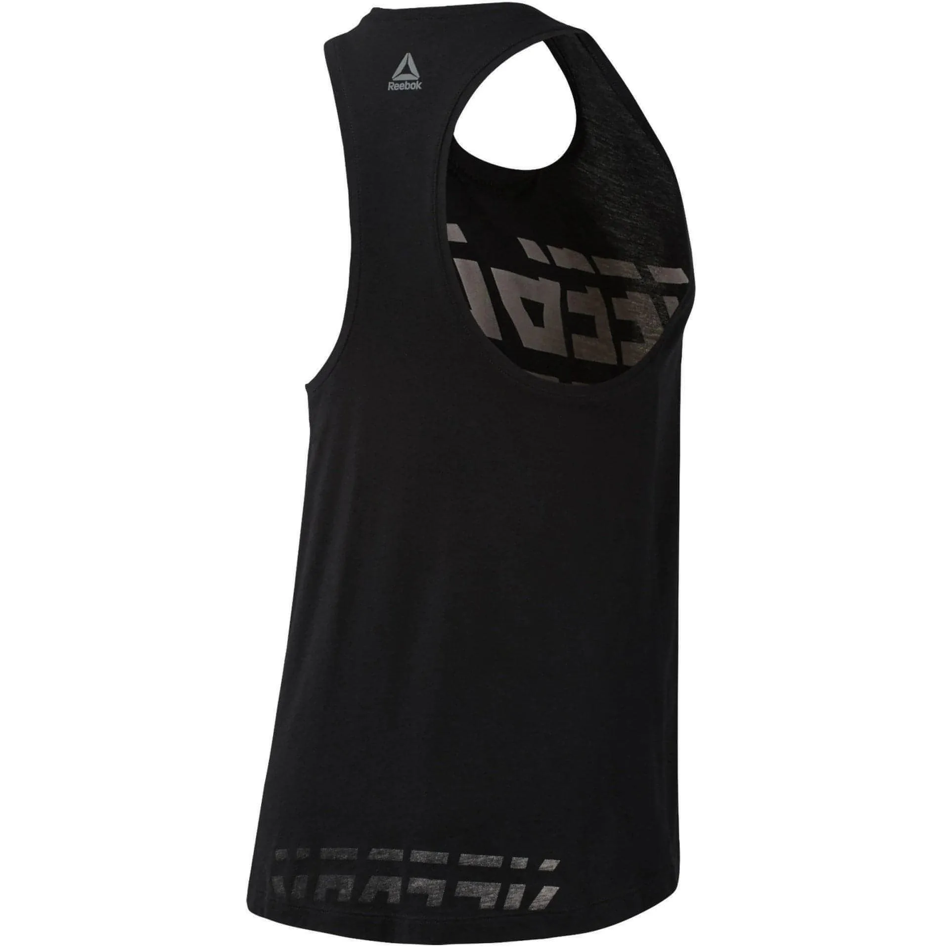 Reebok Workout Ready Meet You There Womens Training Vest Tank Top - Black