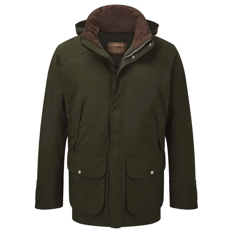 Schoffel Snipe II Mens Waterproof Coat - Forest