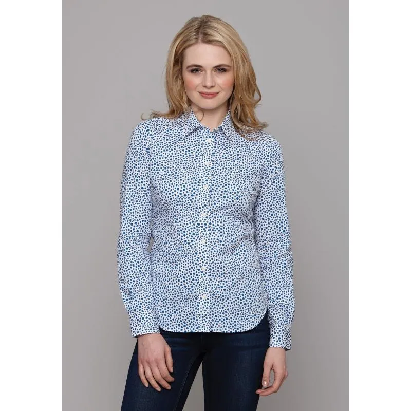 Schoffel Suffolk Ladies Cotton Shirt - Blue