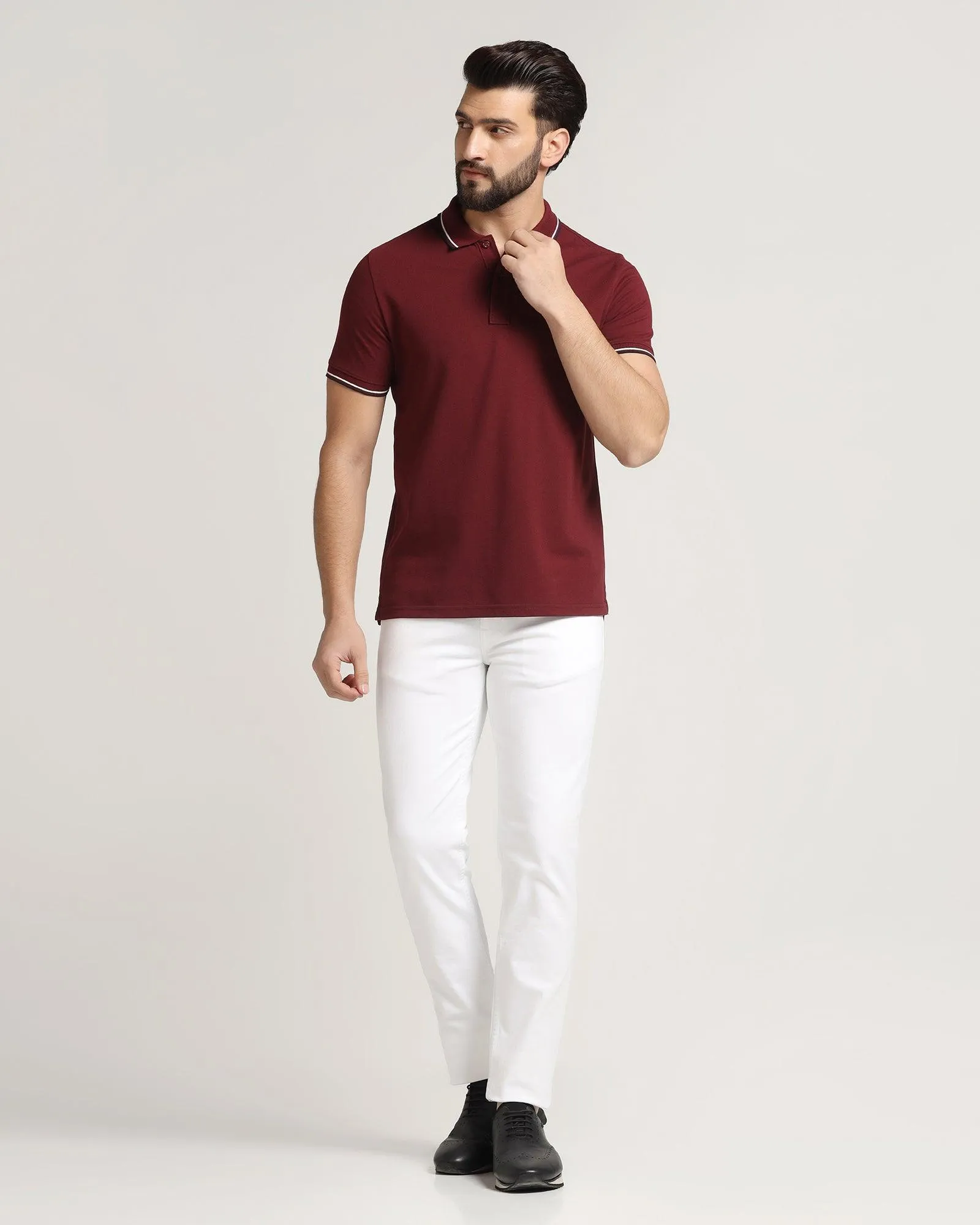 Slim Yonk Fit Light Prestine White Jeans - Rene