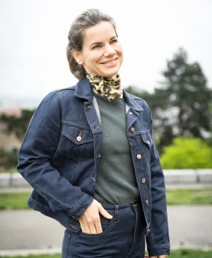 Sustainable Women's Denim Jacket | 3 Fabric Options