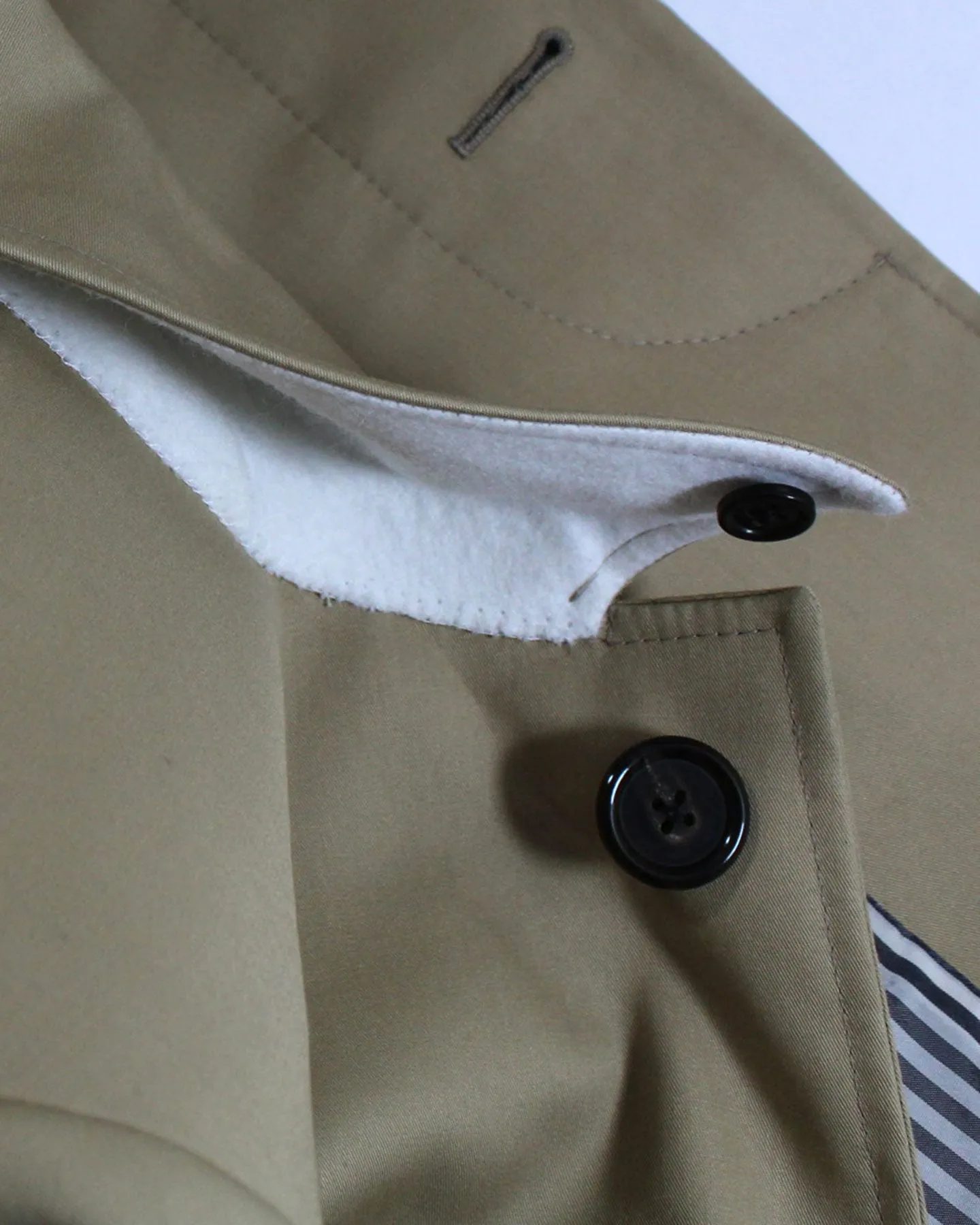 Thom Browne Overcoat Khaki MacKintosh Bal Collar EU 50  - US 40 SALE