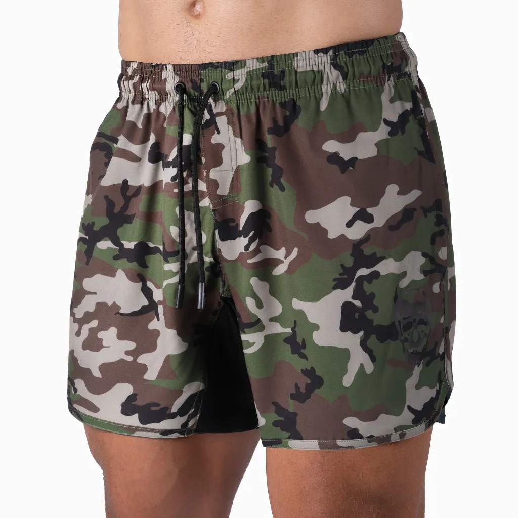 Training Shorts - Woodland Camo