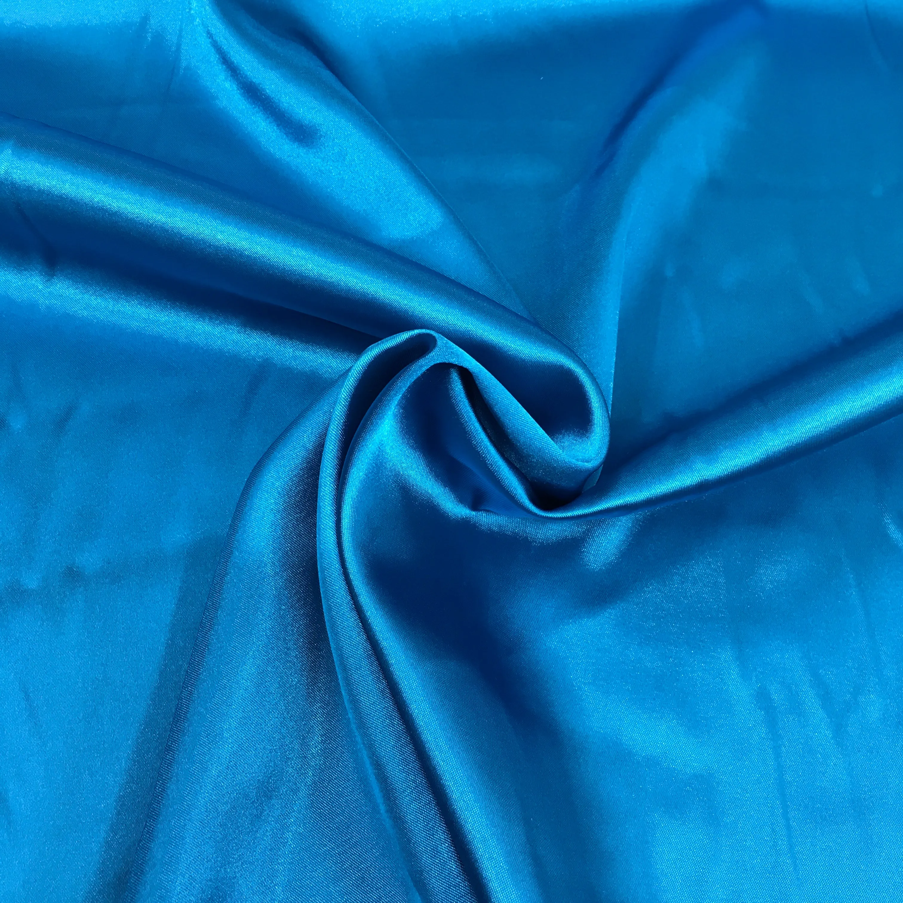 Turquoise Stretch Satin