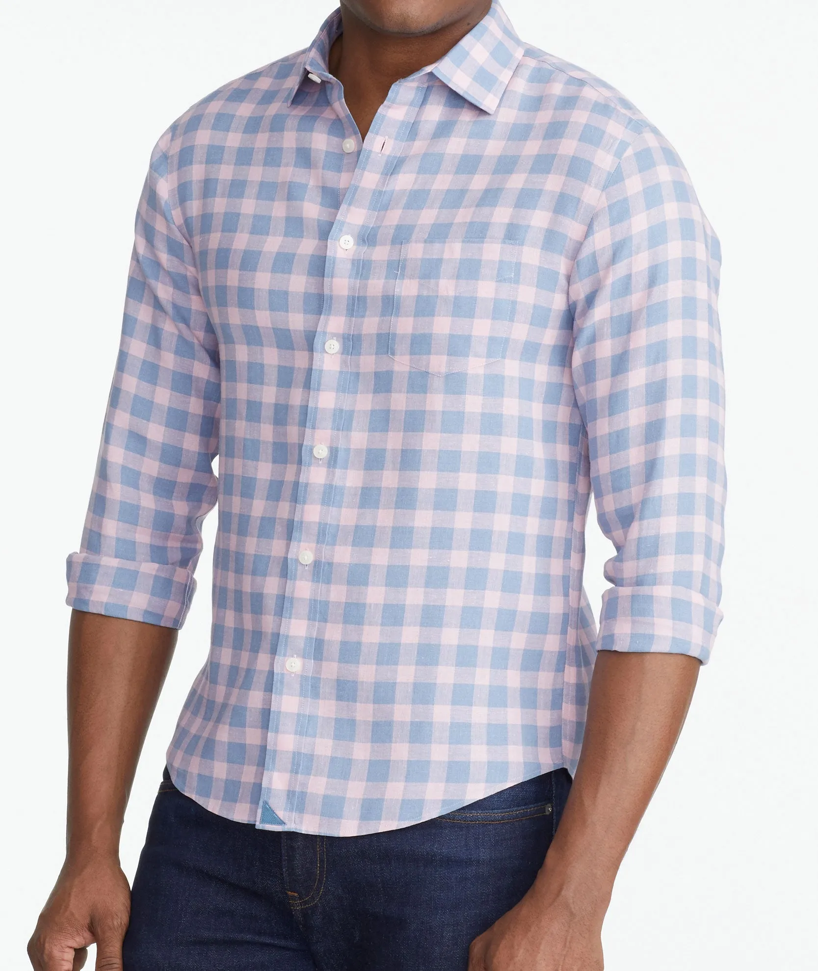 Wrinkle-Resistant Linen Sutton Shirt - FINAL SALE