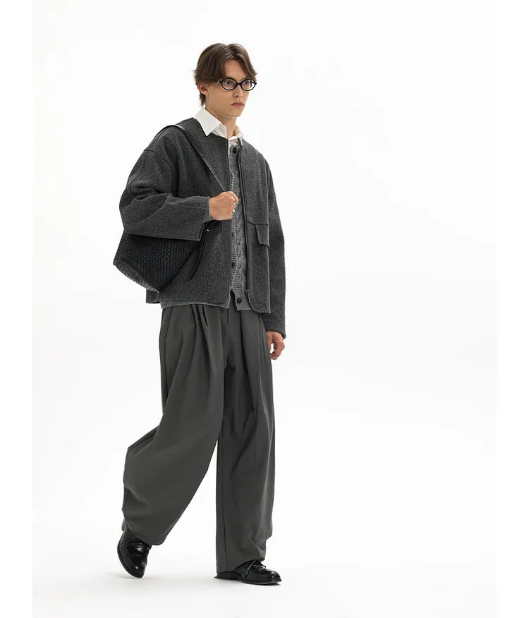 Wrinkle-resistant shimitar casual pants