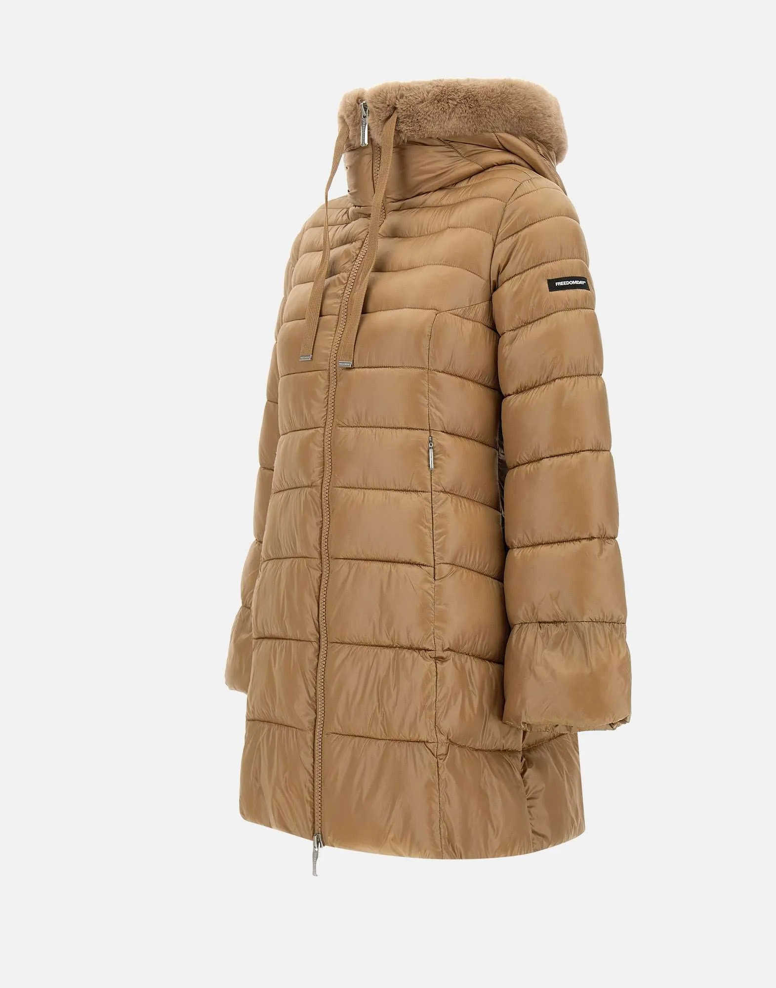 Yvette Women's Down Jacket in Brown